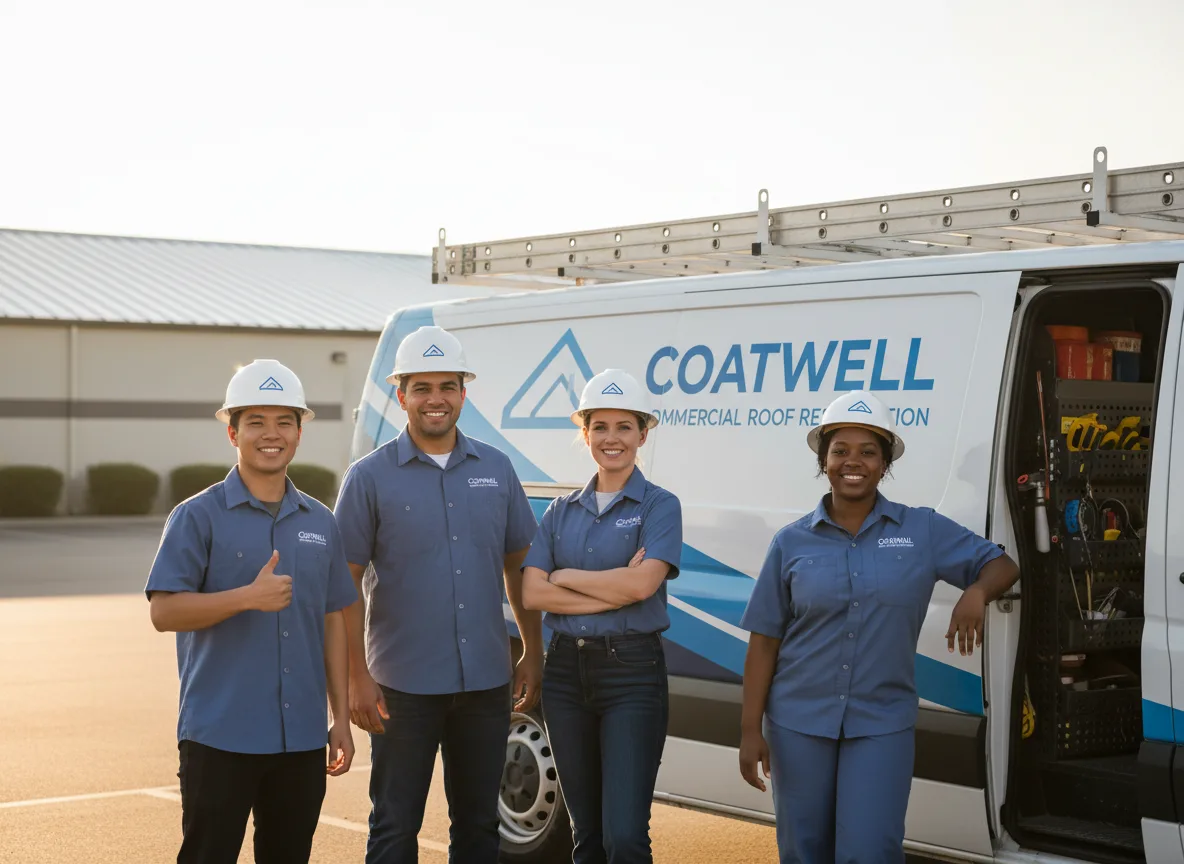 Commercial roof coating company in Newport, NJ